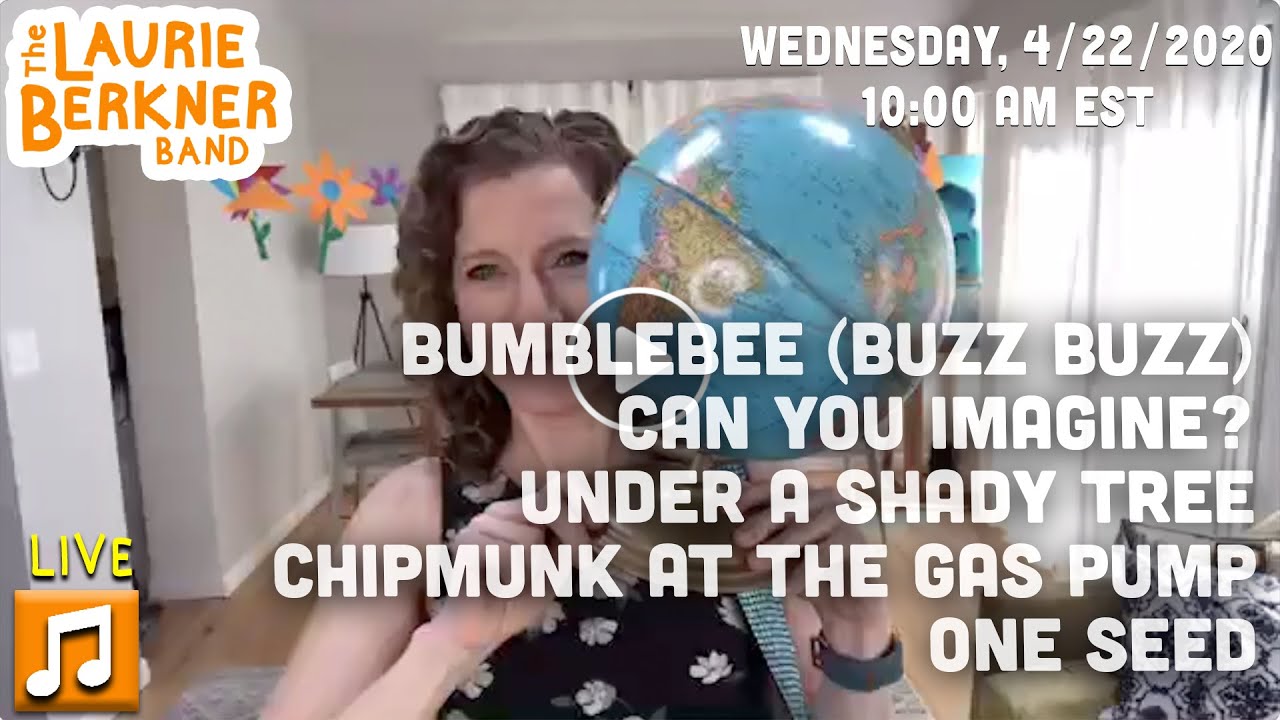 LIVE Berkner Break | Wed., April 22 | Earth Day! One Seed, Chipmunk, Buzz Buzz, Shady Tree +