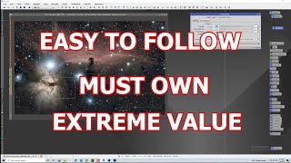BEGIINER PIXINSIGHT | PROCESSING THE HORSEHEAD NEBULA USING VISIBLE DARKS TUTORIALS | IM AMAZAED