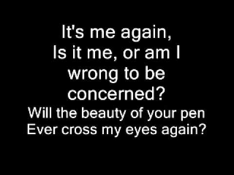 The last three letters-Alesana lyrics