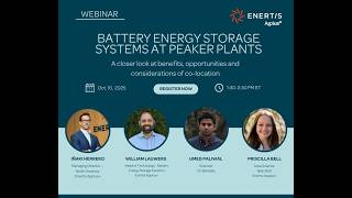 Webinar - Battery Energy Storage Systems at Peaker Plants
