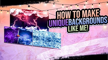 How to make Unique Background like me! Using PS CC on Android | BG BEAST GFX
