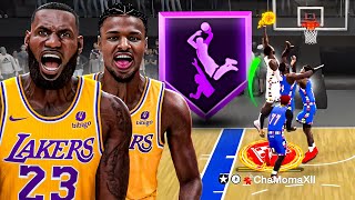 LEBRON and BRONNY JAMES BUILD are UNSTOPPABLE has REC PLAYERS CRYING in NBA 2K24! BEST BUILD 2K24