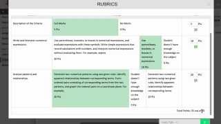 Linking a Learning Outcome criterion to a Rubric using EDUonGo Update
