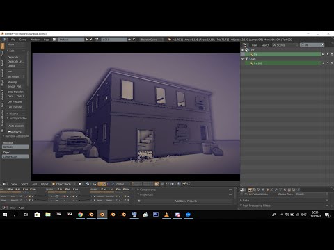 blender game engine + upbge low poly game