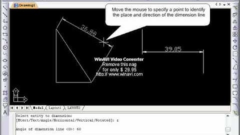ZWCAD Tutorial dimlinear.avi