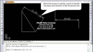 ZWCAD Tutorial dimlinear.avi