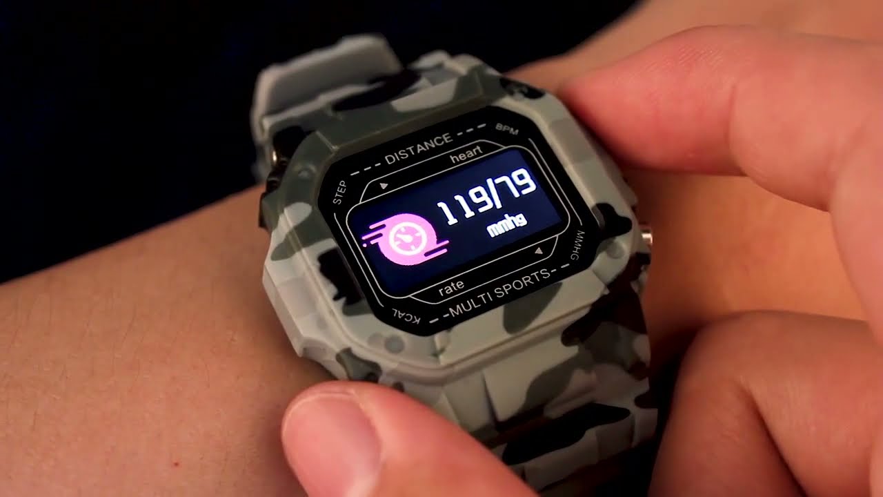 SQR I2 Smart Watch 2020 Men Women 0 96 inch IP67 Waterproof Heart Rate Monitor Fitness Tracker Smart