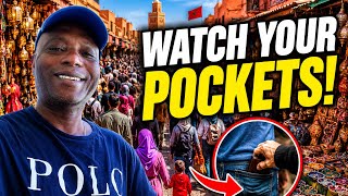 The Chaos of Marrakech’s Biggest Market 😳 | Watch Your Pockets!