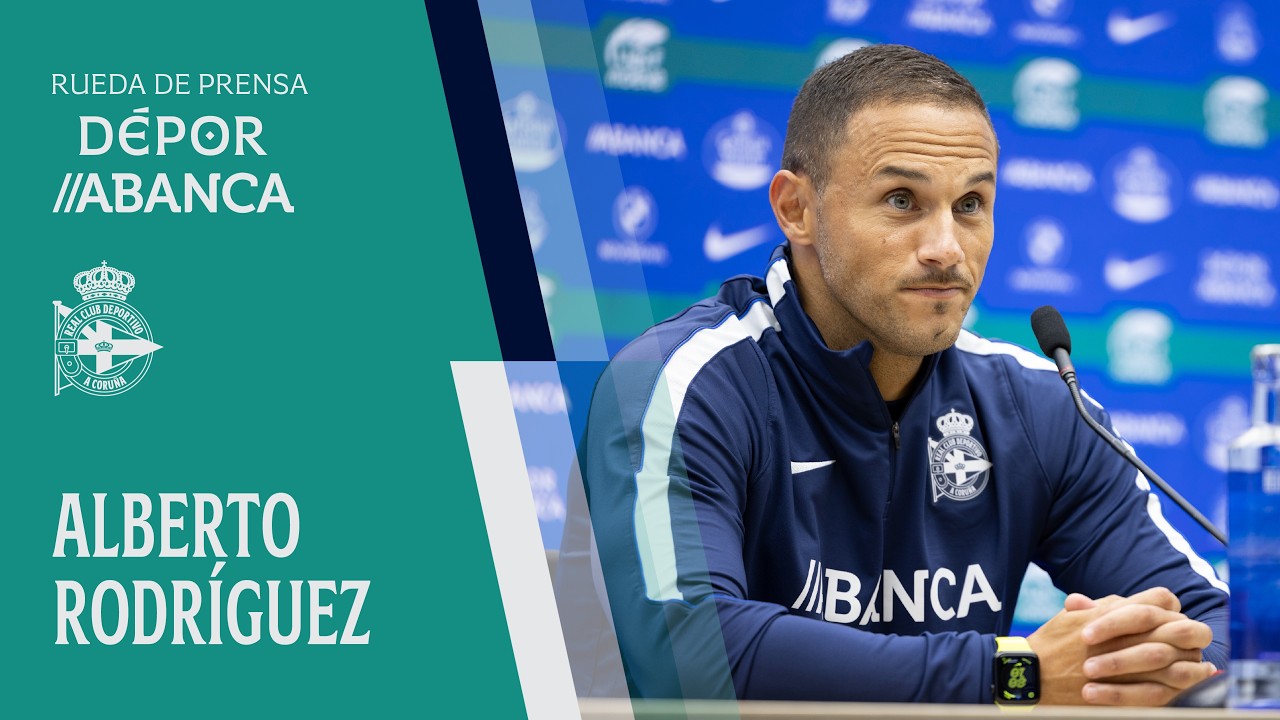 Rueda de prensa de Alberto Rodríguez tras el Dépor ABANCA 1-1 RCD Espanyol