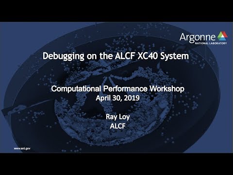 Debugging on ALCF Systems