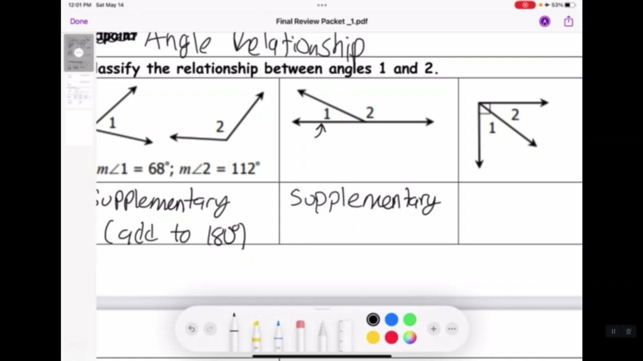 Geometry Review Packet #1 - YouTube