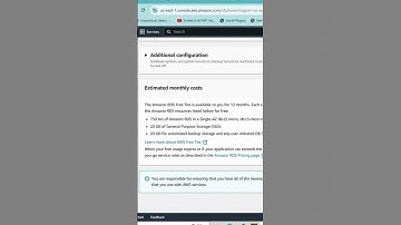 How to Create an RDS Database Instance on AWS Free Tier #aws #rds #awstutorial