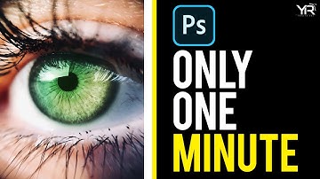 1 Minute - Multicolor Eyes in Photoshop