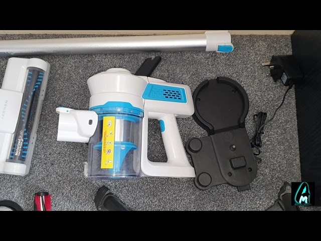 Jashen V12 Cordless Stick Vacuum Cleaner (Review) - YouTube
