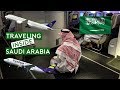Traveling Inside Saudi Arabia - Saudia B787 and LCC Flyadeal ترجمة عربية