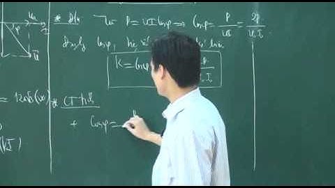 Công suất trong mạch điện xoay chiều - Thầy Đặng Việt Hùng