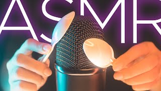 ASMR | Scratching Mic with PLASTIC SPOONS 😵 | 2K Quality