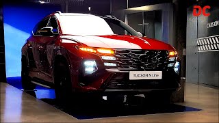 2025 Hyundai Tucson N Line 1.6T Facelift, Ultimate Red Metallic : 4K Exterior & Interior Detail Cut