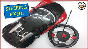 Fixing RC Car Steering Problem | Front Wheels Turn Only One Way | ASMR Toy Repair