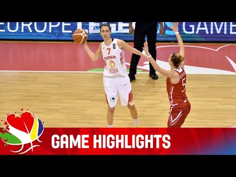 Spain v Russia - Game Highlights - Group F - EuroBasket Women 2015