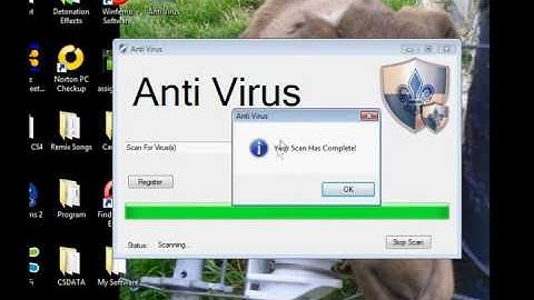 My Anti Virus Program in Visual Basic 2008! (Fake!)