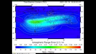 Animated Total Electron Content Map - March 2021