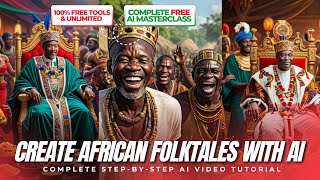 How to Create VIRAL African Folktales with AI (100% FREE & UNLIMITED – No Paid Tools) screenshot 2