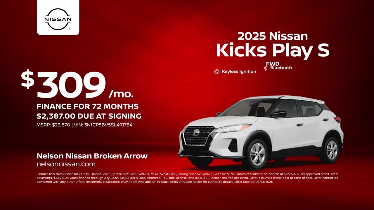 Nissan Kicks Play 05/22/2026 7430708 - YouTube