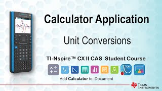 Conversion Assistant | TI-Nspire CX II CAS | Getting Started Series - Calculator Application screenshot 3