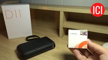 Het vervangen van het etikettenpapier in mijn Niimbot D11