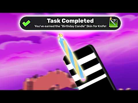 How I Unlocked The *FREE* Summer Birthday Knife (Roblox Rivals)