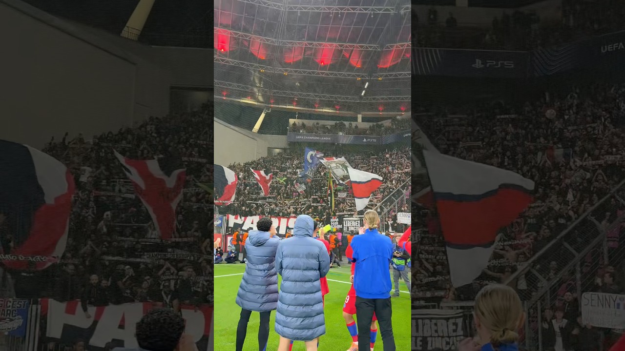 This is PARIS. ❤️‍🔥💙 #UCL #ChampionsLeague #PSG