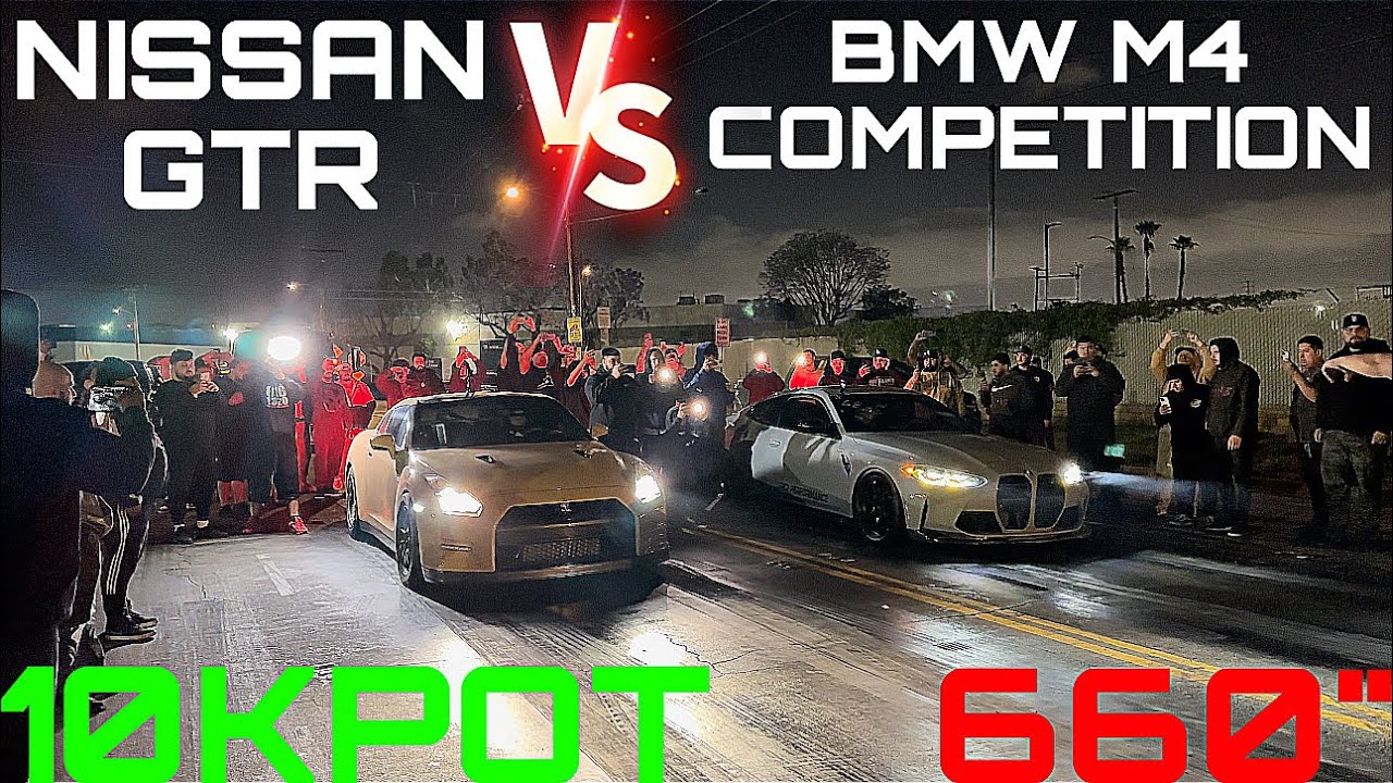NISSAN GTR VS BMW M4 COMP 10KPOT racing mexico bmw gtr turbo NISSAN GTR VS BMW M4 COMP 10KPOT racing mexico bmw gtr turbo