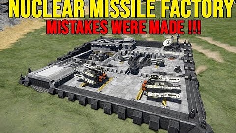 Nuclear Missile Factory Failure - Space Engineers
