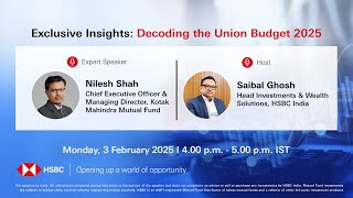 Decoding the Union Budget 2025 Webinar