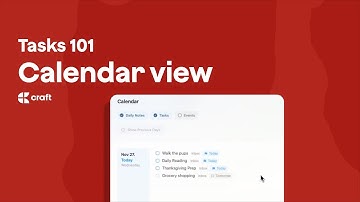 Calendar View