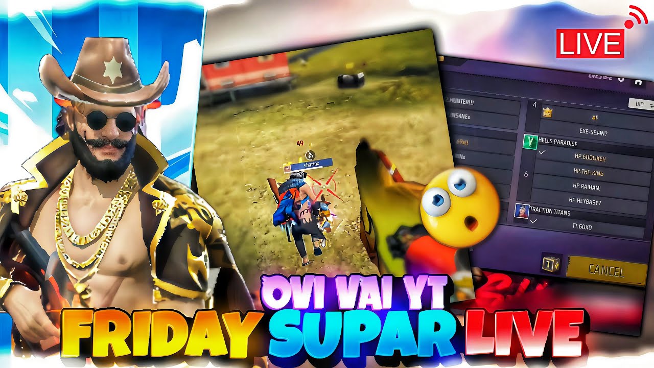 OVI VAI YT LIVE Come Fast! ID  Recation + Live Custom Tournament  