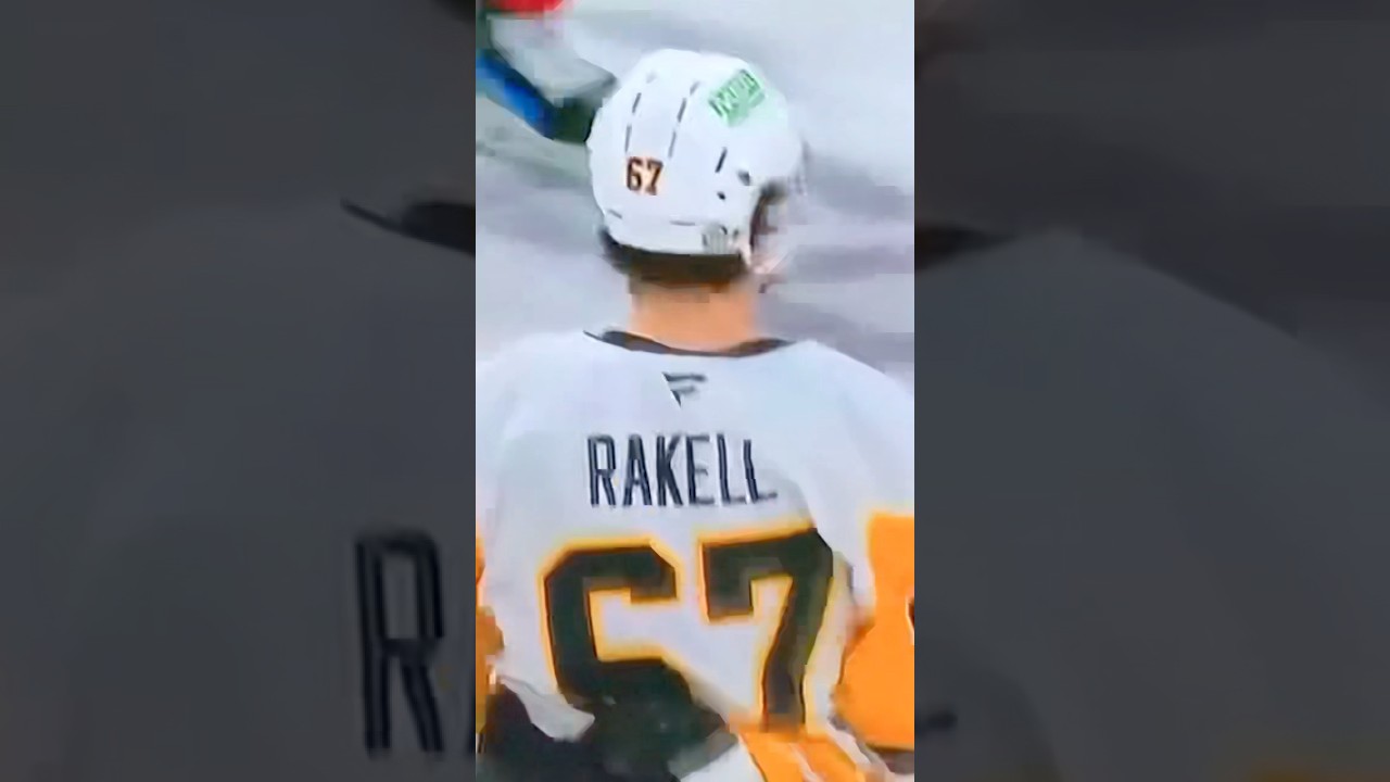 Penguins RW #67 Rickard Rakell 🥅(13)🏒Wrist-Shot Goal *2nd goal of game*