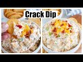 Crack dip easy appetizer  million dollar dip