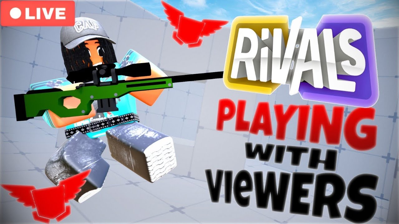 🔴PLAYING ROBLOX RIVALS 1v1s AND GAMES WITH VIEWERS/SUBS FOLLOW TO JOIN ...