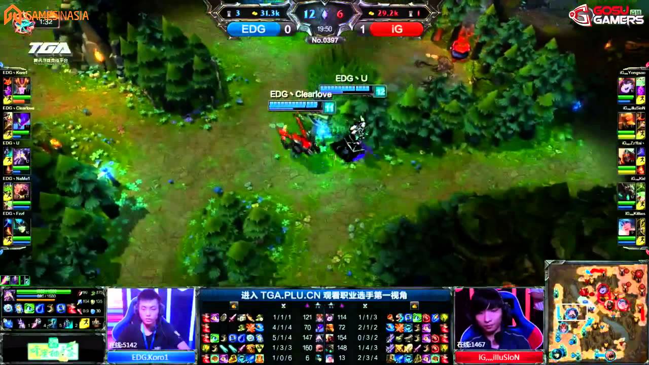 lol dolls W2D2: EDG vs iG (G2)