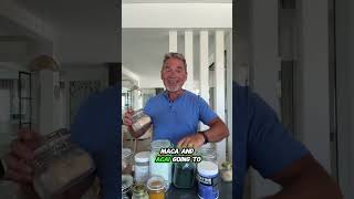I keep 11 powders in jars in my kitchen — but I only take 6 a day. Green⁵, collagen and creatine are
