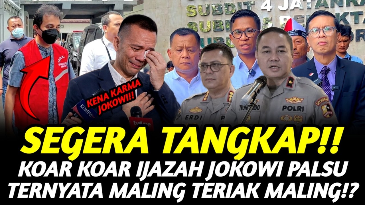 KARMA JOKOWI !! AKHIRNYA POLDA PERCEPAT KASUS DUGAAN IJAZAH JEPANG RISMON PALSU! ROY SURYO TANGKAP !