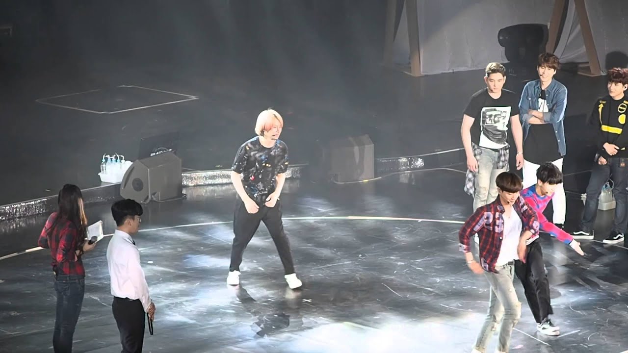 160305 Super Junior-SuperCamp in SH-Game2 Dance Battle1