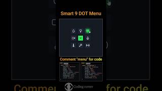 Information Smart 9 DOT menu using HTML CSS JavaScript #coding #webdesign #viral #shorts Guide