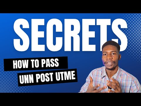How to Pass UNN Post UTME Examination