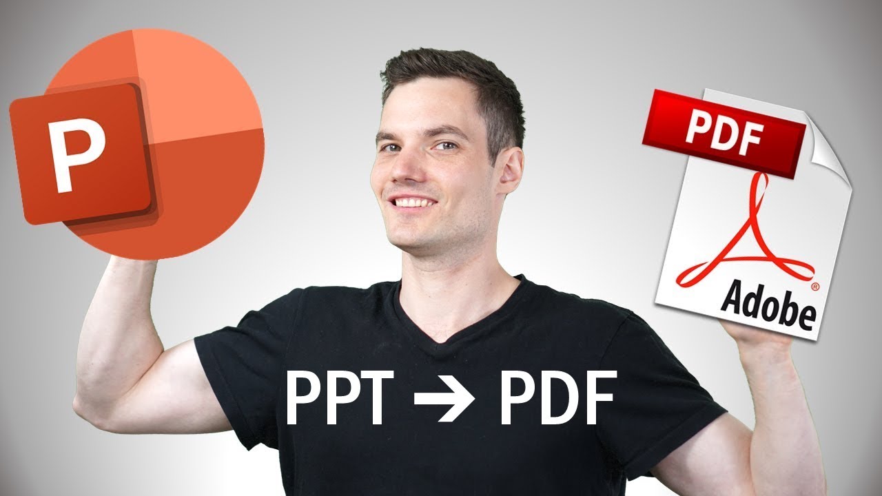 convert from presentation to pdf