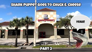 SB Movie: Shark Puppet goes to Chuck E. Cheese! (Part 2)