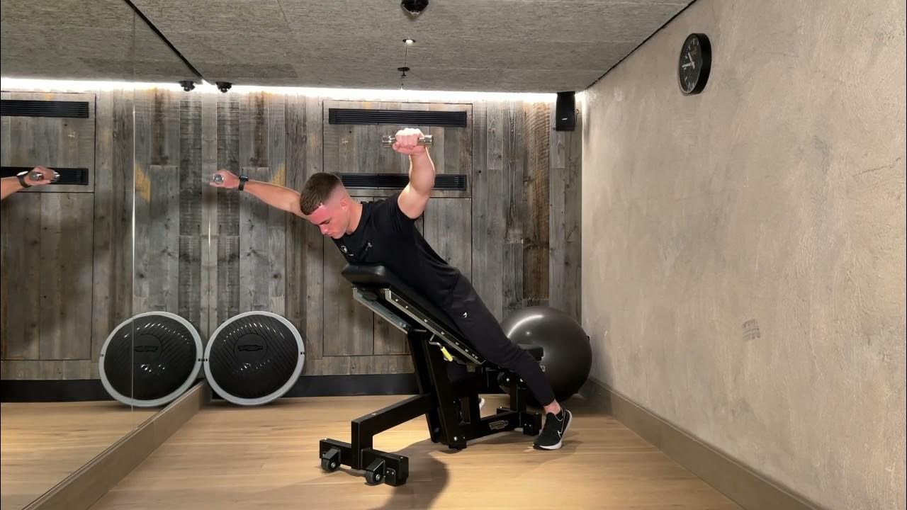 Chest Supported Dumbbell 'Y' Raise YouTube