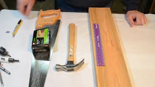 Build a bird nest box with just a few tools